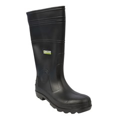 PLAIN TOE PVC RUBBER Waterproof Fishing Hunting Farming Construction WORK BOOTS