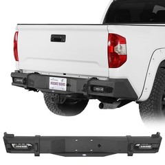 Rear Steel Bumper with LED Lights for Toyota Tundra 2014-2021 Pickup Truck