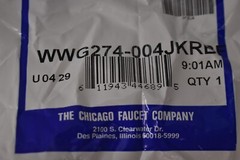 Chicago Faucets Concealed Nut Cap Bonnet Cartridge WG274-004JKRBF 3FZU6