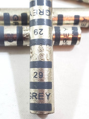 Lot of 6 Thomas & Betts 54806 #4 AWG Copper Crimp Butt Splices Long Barrel