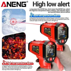 Infrared Thermometer LCD Digital Non-contact Laser IR Temperature Gun Temp Meter