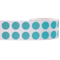 Circle Dot Stickers | 0.5″ Inch Round | 1,000 Pack | Pick One Color