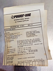 NOS Power-One / Condor HB15-1.5-A Power Supply