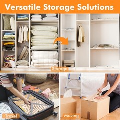 Vacuum Storage Bags, Space Saver Seal Bags For Clothing, Travel Luggage,Blank…