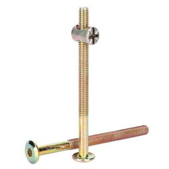 Furniture Socket Button Head Screws Bolts With Nuts (90mm)
