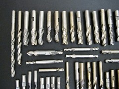 Mixed Estate Lot of 40+ Machinist End Mills & Precision Milling Cutters Tool