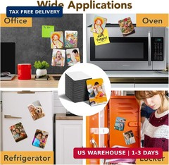 40 Pack Sublimation Magnet Blanks Set,Personalized Sublimation Refrigerator Magn