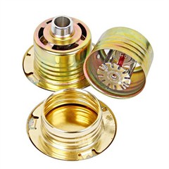 Concealed Pendent Fire Sprinkler Head DN15 R1/2 155°F 68°C K80 Cover Plate