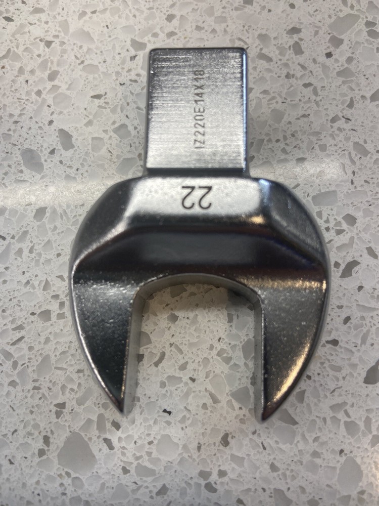 14 x 18mm Hexagon 22 Insert Open-End Wrench