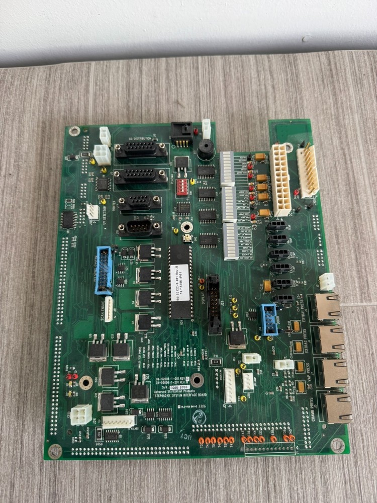 ASP STERRAD NX SYSTEM INTERFACE BOARD 34-52006-1-201 REV B 04-52006-1-001 REV D