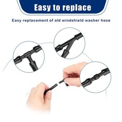 30 PCS Car Windshield Washer Hose Kit, 13.1Ft/4M Washer Fluid Hose, I-Type Y-…
