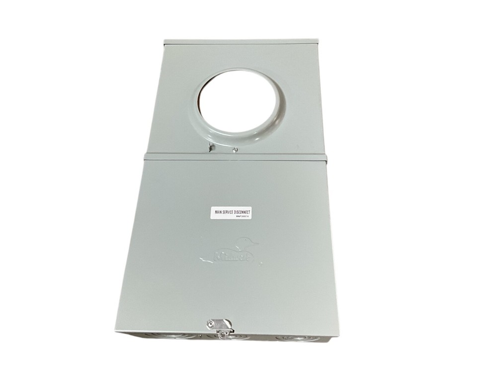 Midwest R101CB2 100A Metered Ringless Type; G90 Galvanized Steel Material; Zinc