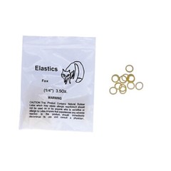 2 bags Dental Orthodontic Bands Elastics Rubber Bands 1/4,3.5OZ (fox) 50pcs/bag