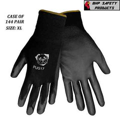 GLOBAL GLOVE PUG17-XL PU POLYURETHANE WORK GLOVES SIZE X-LARGE (CASE 144 PAIR)