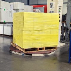 4 Rolls – Yellow 15″x 1476′ Pre-Stretch Hand Packaging Shrink Wrap Film 30 Gauge