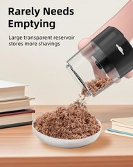 Electric Pencil Sharpener for Kids – 3 Modes, Battery Powered & USB, Tungsten…