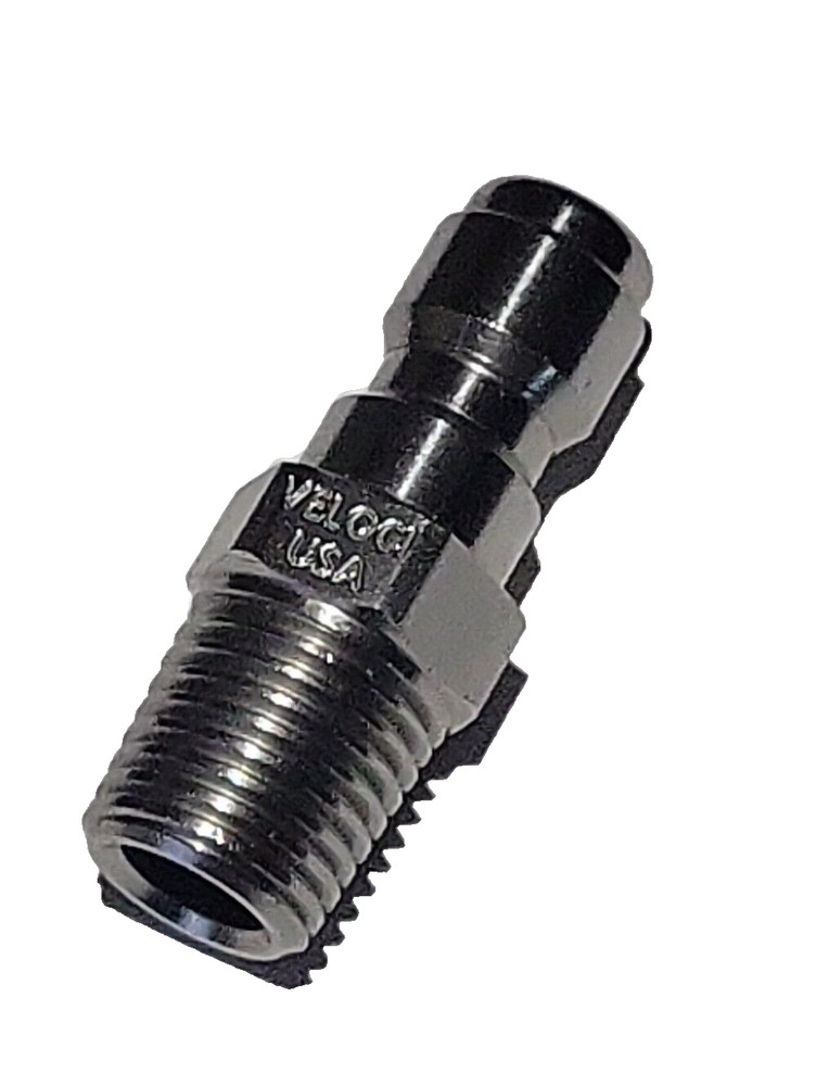 Prima 3/8 NPT Male Plug For Stainless Steel Quick Connect – Made in the USA