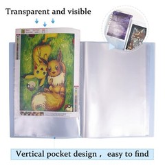 40 Pages A3 Art Portfolio Case Diamond Painting Storage Book for Artwork Photo