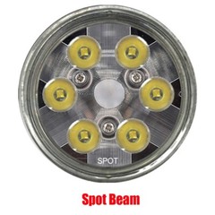 LED PAR36 Aviation Grade Aircraft Landing Light 4-1/2″ 115mm DC 12V 6000 Lumens