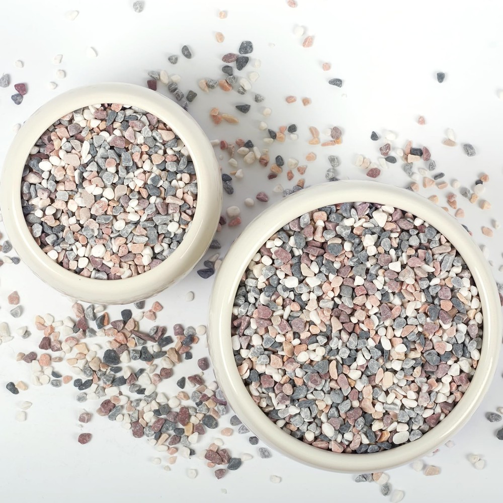 5lbs Natural Gravel Pebbles Succulents Cacti 1/5 Inch Decorative River Stones