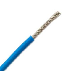 M22759/33-26-6 26 AWG Silver-Coated Copper Lead Wire X-ETFE 200°C Blue 600V
