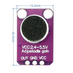 Electret Microphone Amplifier Sound Sensor Module Compatible MAX4466 6 PCS