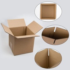Shipping Boxes 6x6x6 Inches Small Corrugated Cardboard Boxes 25 Pack