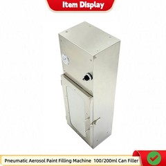 Pneumatic Aerosol Paint Filling Machine Semi-automatic Paint Spray Can filler