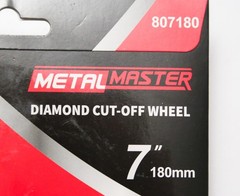 Ezarc Diamond Cutting Wheel 7” Inch for Metal, Cut off Wheel with 5000+ Cuts