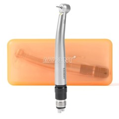 AZDENT Dental LED E-generator High Speed Handpiece With 4 Hole Quick Coupler
