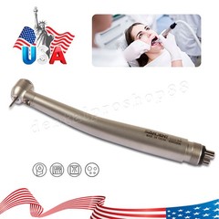Dental Fiber Optic E-generator LED High Speed Handpiece Internal 3 Spray 4 Hole