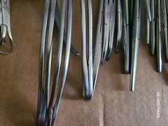 Lot of 200+ Assorted Tissue Forceps Straight, curved, tissue and scissors..