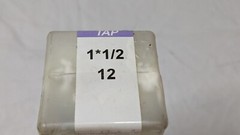 YG1 Straight Flute Plug Standard Hand Tap HSS TiN 1-1/2- 12 GH4 6FL T8316967