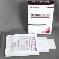5 x HEMOSPONGE Absorbable Gelatin USP Sterile 2 Sponge Pack SIZE 80x50x10mm
