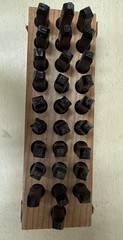 YOUNG BROS STAMP WORKS, Letters, 1/8 inch, HEAVY DUTY