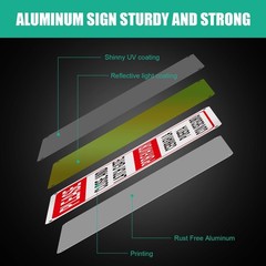 Blulu 4 Pcs Please Keep Gate Close Sign 10″ x 7″ Please Close and Latch Gate …