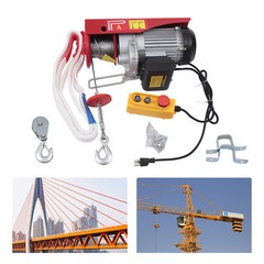 1100LBS Electric Hoist Winch Engine Crane 110V