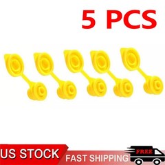 5 Yellow Fuel Gas Can Jug Vent Cap Blitz Wedco Scepter Essence Midwest Eagle