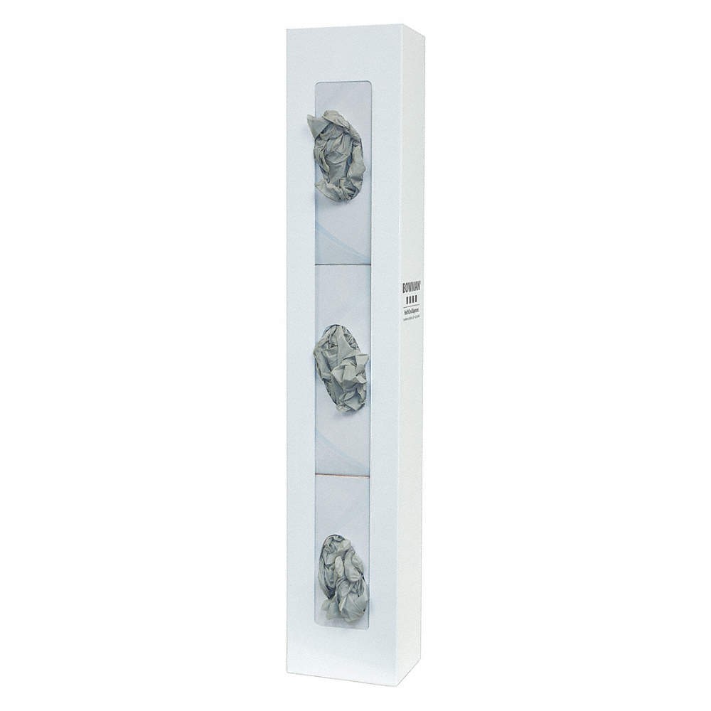 BOWMAN DISPENSERS GB-068 Glove Box Dispenser,3 Boxes 34GE54
