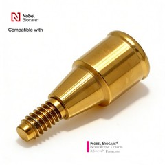 Titanium Overdenture Abutment for Nobel Active Implant NP/RP Zest Locator Males