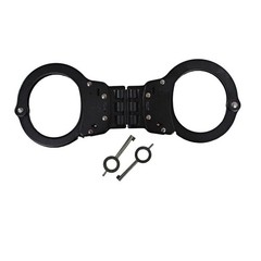 Smith & Wesson 350095 Model 300 Hinge-Linked Handcuffs & Keys M300 Cuffs, Blued