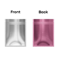 4CustomPrint 100 Smell Proof 3.5g Mylar Bags Zip Seal Lock Resealable Pouch
