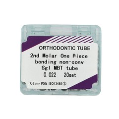 20 sets dental Tubos bucales de ortodoncia 1st 2nd Molar MBT Roth 022 Bondable