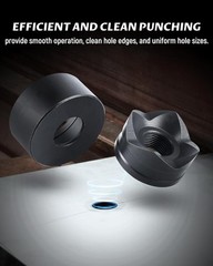 Versatile Manual Punch Kit – Heavy-Duty Metal Cutter with Multiple Hole Sizes