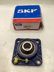 Genuine SKF F4B012-RM Square Flanged Ball Bearing Blue