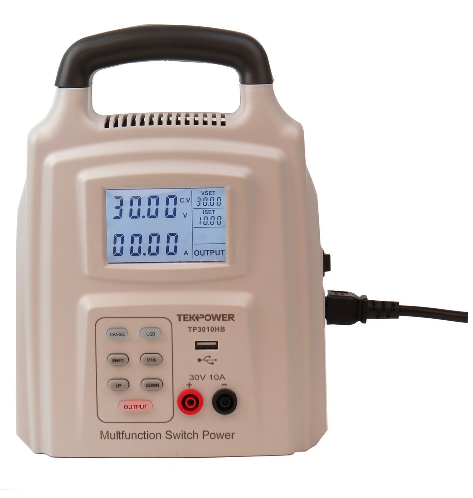 TekPower TP3010HB Adjustable Switching DC Power Supply 30V 10A Digital Display