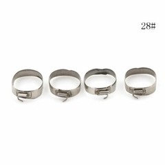 4 Pcs Orthodontic1st Molar Band&Buccal Tube U3/L2 Convertible Roth.022 29#-43+#