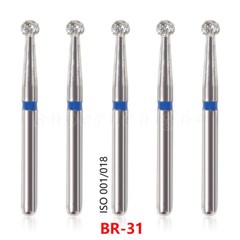 100 Types Dental FG Diamond Burs For High Speed Handpiece Friction Grip 50pcs