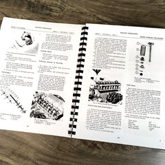 Set Massey Ferguson 202 204 Tractor Service Manual Parts Operators Repair Shop