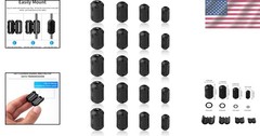 20-Pack Ferrite Ring Core EMI Noise Suppressors – Versatile Signal Shielding